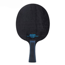 Boer 7 ply raquete de tênis de mesa lâmina ping pong bat paddle profissional em linha reta/horizontal lidar com diy cola borracha