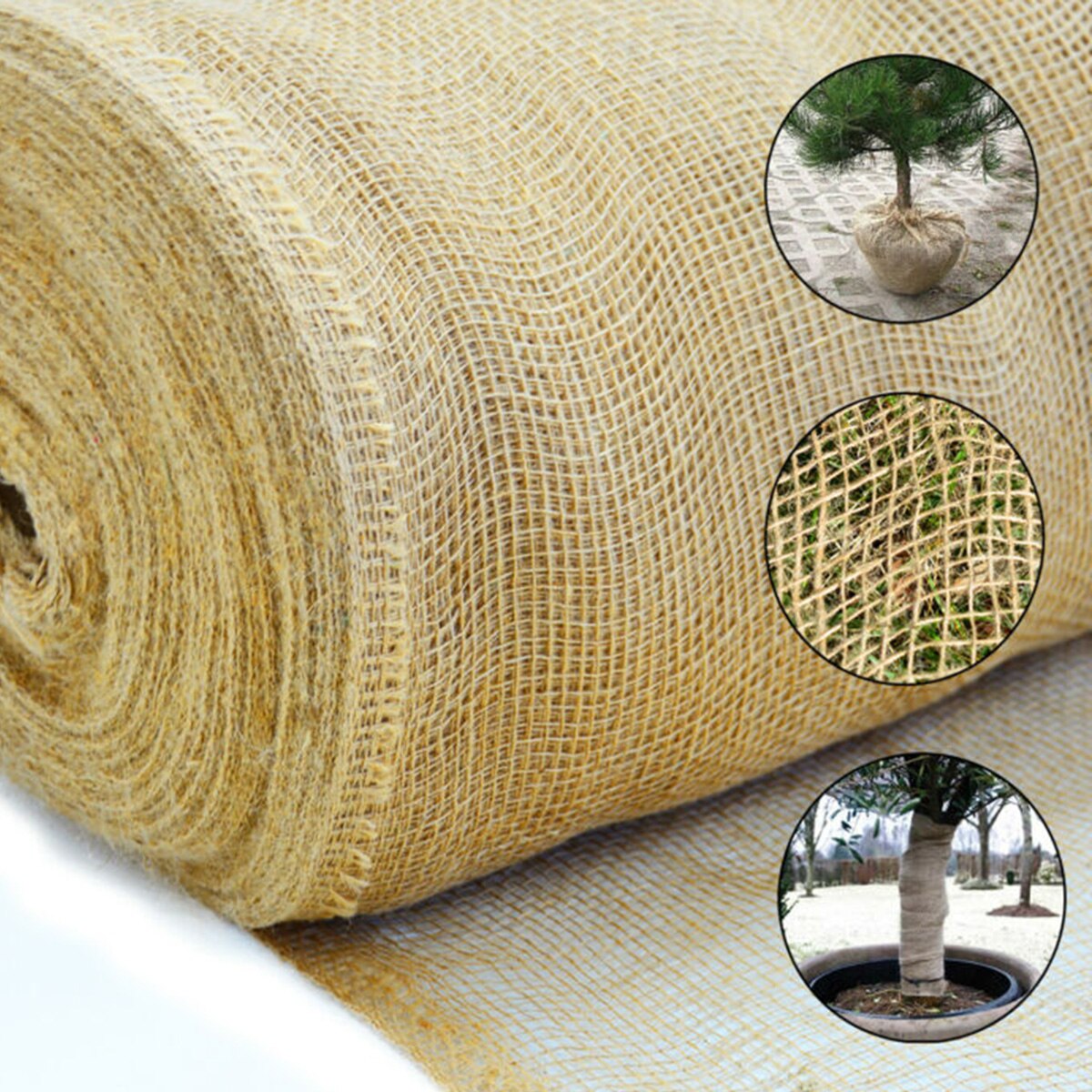 20*300cm Jute Cloth Special Maintenance Cloth For Winter Trees Tree Guard Linen Cloth Tree Guard Safely Nnovation
