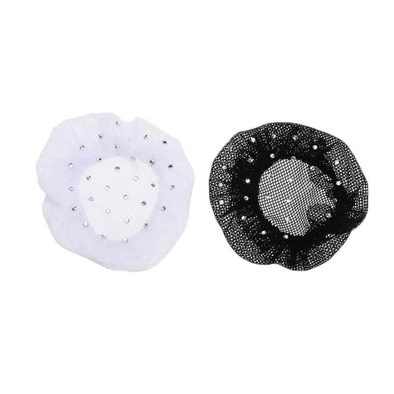 Malla Invisible para el pelo para pelucas, malla con borde elástico para estilizar, líneas suaves, accesorios para el cabello deportivos de 10cm, 1/2 Uds.: 2PCS