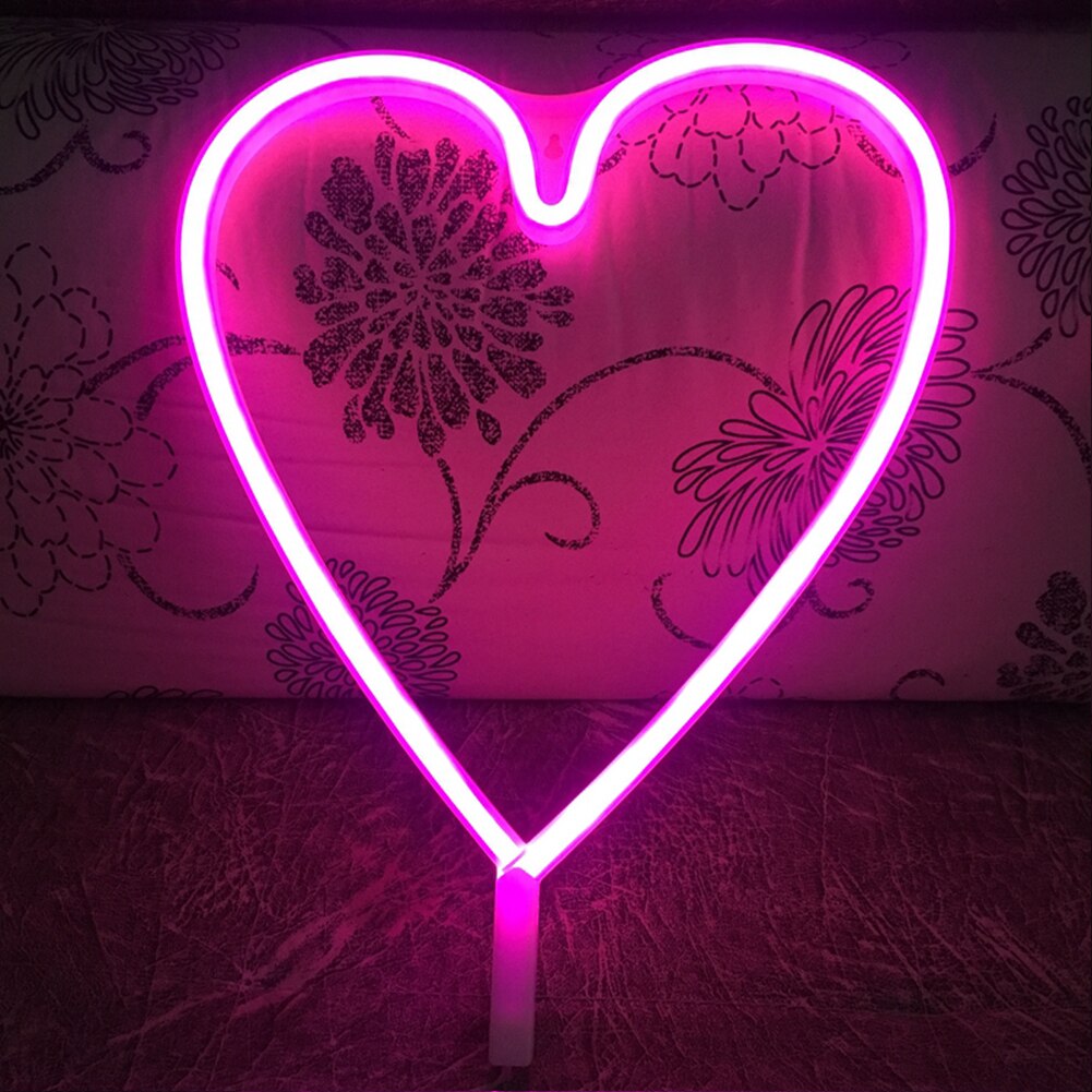 Cool hult flamingo hjerte ananas form bryllupsfest nat lys indretning neon lampe