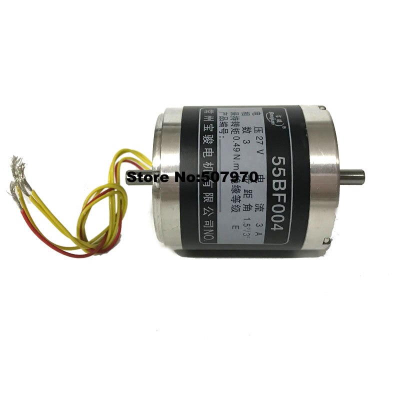 WEDM Stepper Motor Taper motor 55BF004 Three Phase 27V 3A for CNC Wire Cutting Machine: 55BF004 Two Axles