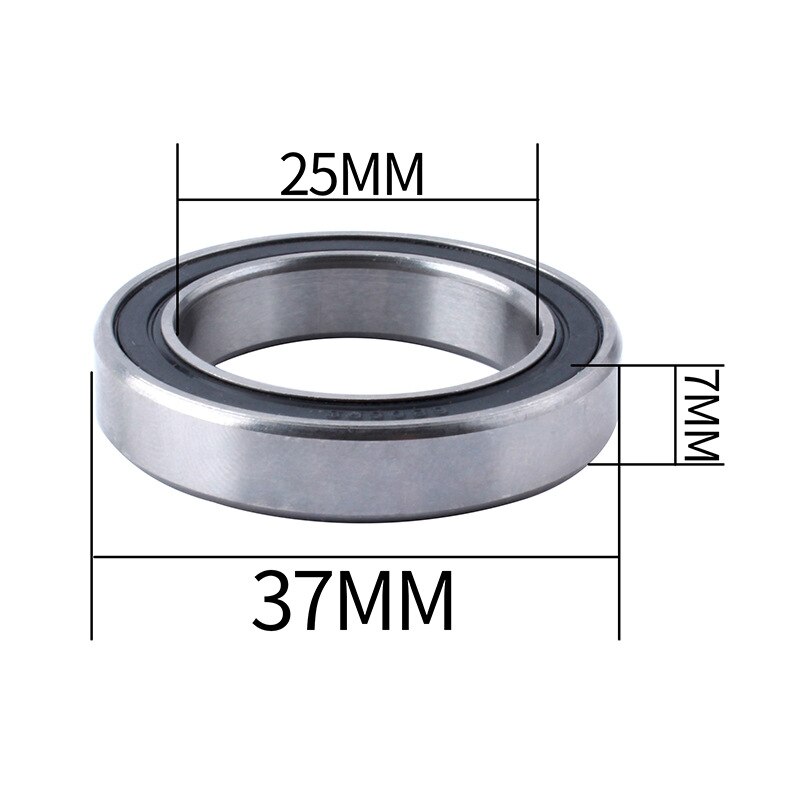 37*25*7mm cykelleje rustfrit stål gevind presse bundbeslag leje mtb landevejscykel faste gear dele