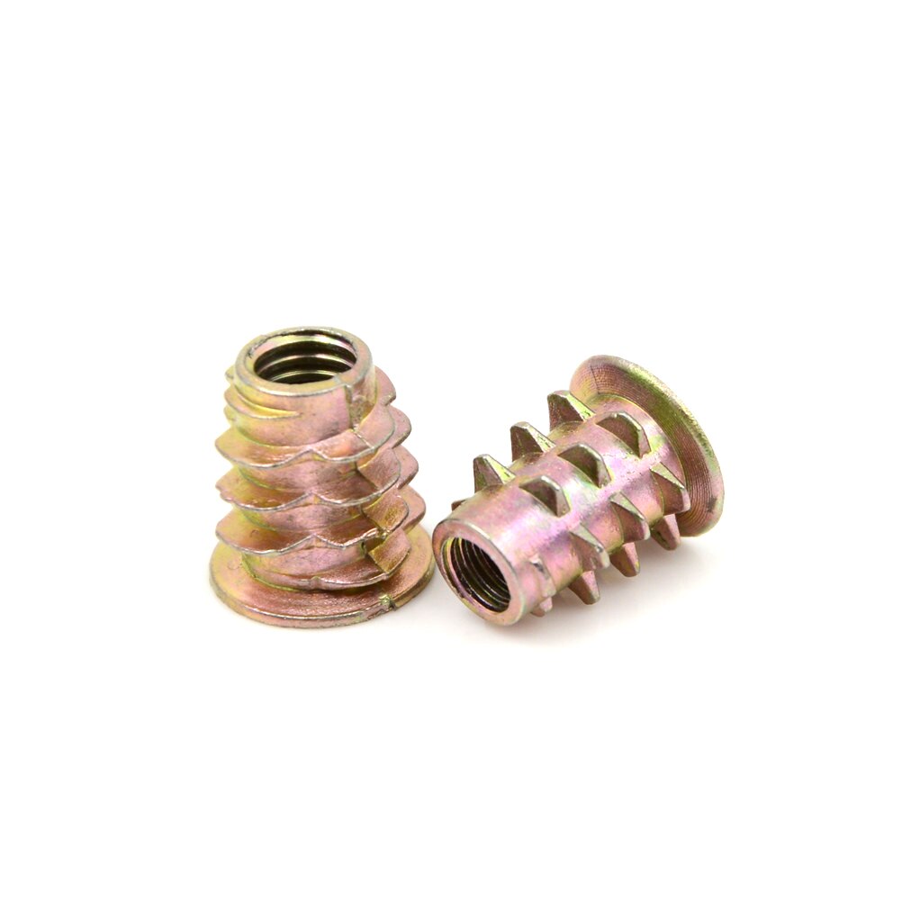 50Pcs M4 * 8/10/M5*10/8/13/M6*10/13 Zink legering Meubels Hex Socket Drive Hoofd Moer Schroefdraad Voor Hout Insert Noten