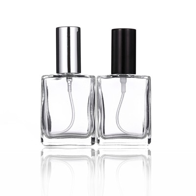 5pcs 15ml 30ml 50ml transparant Glas Parfumflesjes Lege Spray Verstuiver Hervulbare Fles Geur Case met reizen Draagbare