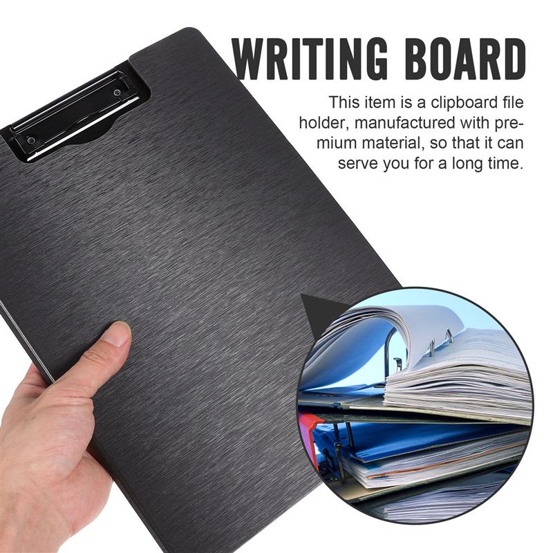 Portable File Holder Writing Board Plastic File Clip Board Home Office School File Folder