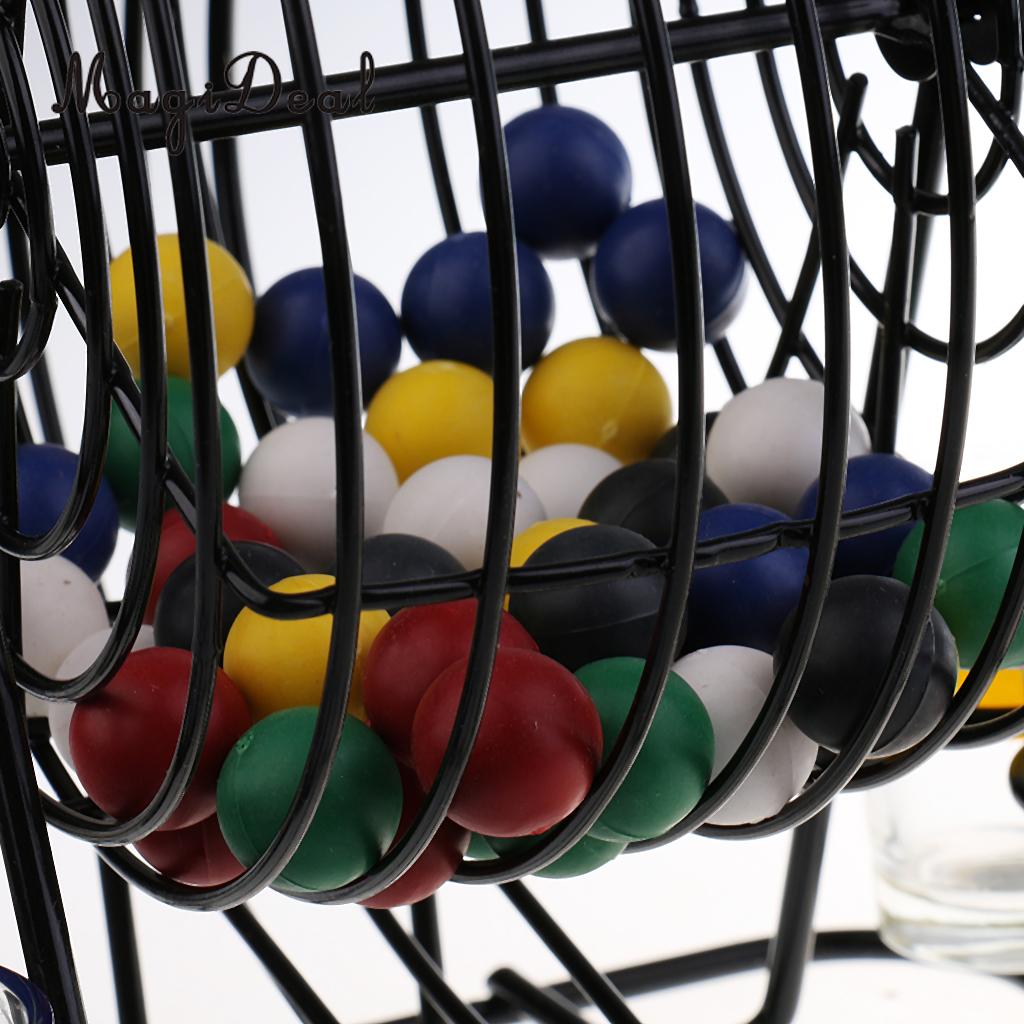 1 einstellen Bingo Lotterie Maschine Trinken Spiel Party/Heimat/Kneipe Unterhaltung Spiel für Camping Wandern Zubehör