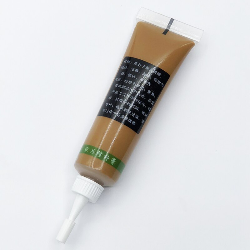 Pasta de reparación de muebles de madera, pintura de madera para puerta de madera, removedor de grietas con agujero para arañazos, 18g