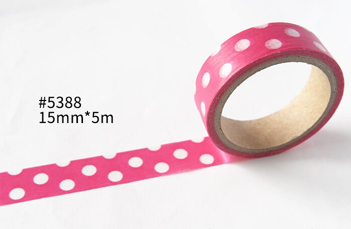 Cute Washi Tape Christmas Washi Tape Basic Pattern Washi Paper Tape DIY Paper Tape: 5388