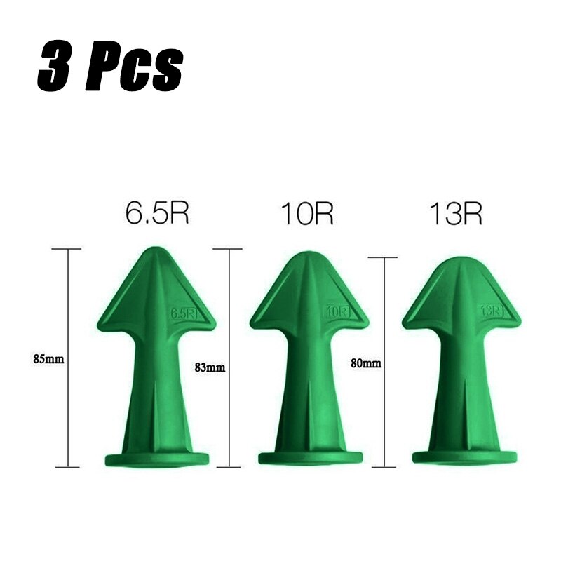 Caulk Nozzle Applicator Finishing Tool Silicone Remover Glue Caulk Finisher Reusable Sealant Smooth Scraper Grout Kit Tools Set: 3PCS