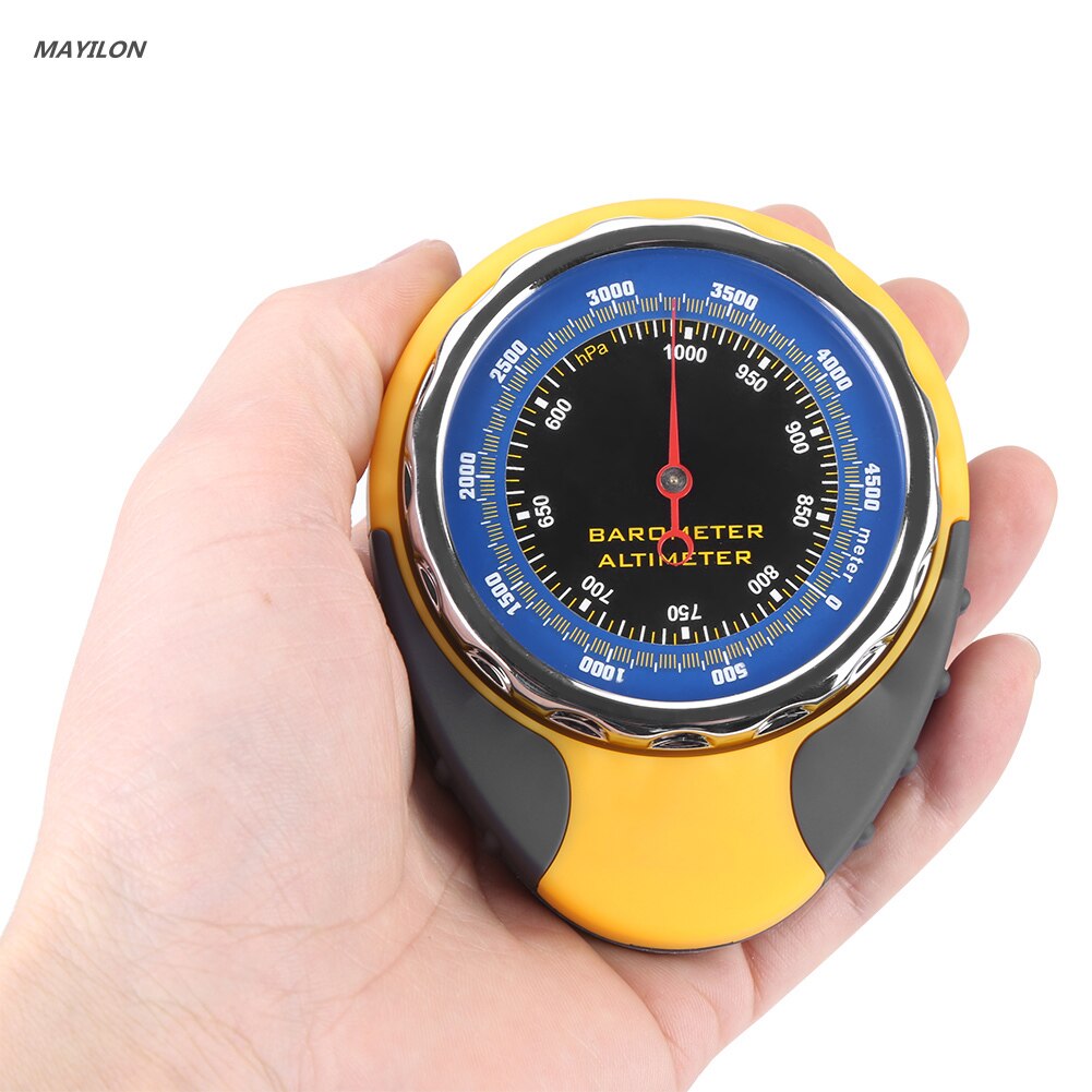 4 In 1 Multifunctional Handheld Altimeter Barometer WITH/Compass Thermometer Tool for Outdoor Hiking Camping