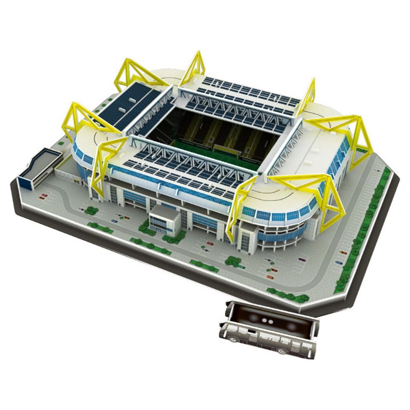 DIY 3D Puzzle Puzzle Welt Fußball Stadion FußBall Spielplatz Montiert Gebäude 77HD: N