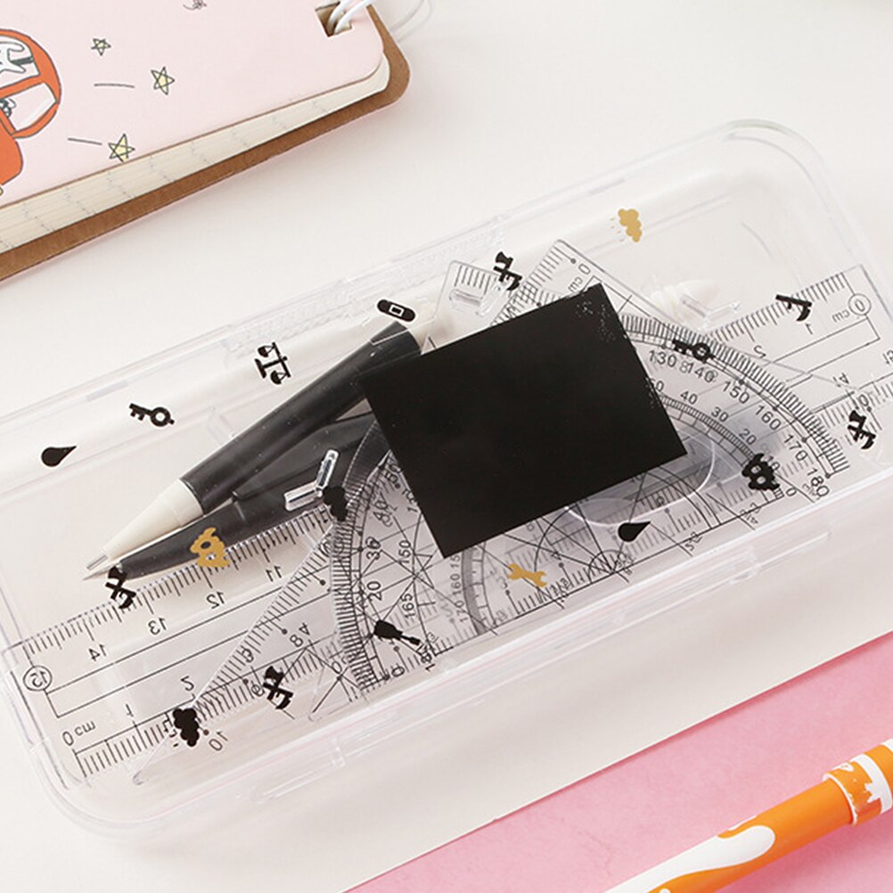1 Set Compass Ruler Tool Set Geometry Drawing Tool Kit Engineering Drawing Kit (Random Color)