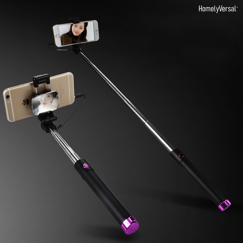 Statief Monopod Selfie Stok Knop Selfie Stick Voor Android Os Voor Iphone 7/8/Xs Ios Systeem Voor huawei Samsung Xiaomi Vivo