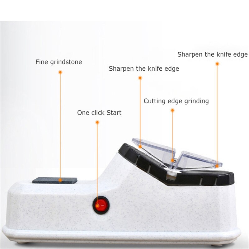Multi-Function Knife Sharpener Electric Household Fast Sharpener Automatic Knife Grinder Kitchen Knife Grindstone Kitchen Tools