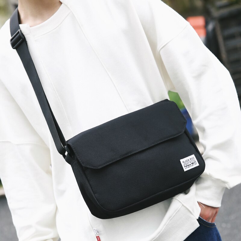 Harajuku pequena cruz saco do mensageiro das mulheres japonês simples retro bolsa de ombro maré marca bolsa feminina literária