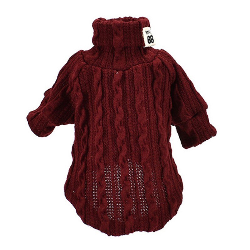 Honden gebreide truien winter warme kleding huisdier hond puppy gezellige jas kleding