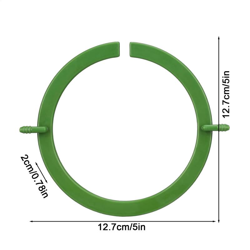 Sistema de riego por goteo para plantas, bucle de goteo para plantas con soporte, anillo de riego por goteo para plantas, gotero de agua para plantas de jardín
