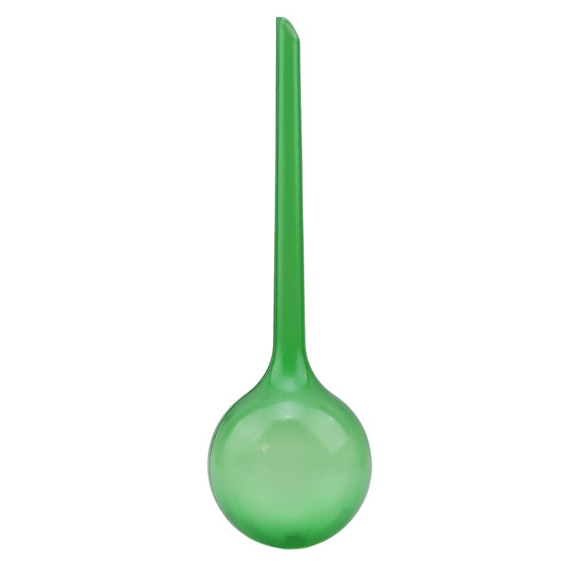 Practical PVC Travel House Plant Bulb Shape Water Globes Garden Water Houseplant Plant Pot Bulb Automatic Self Watering Device: Large green