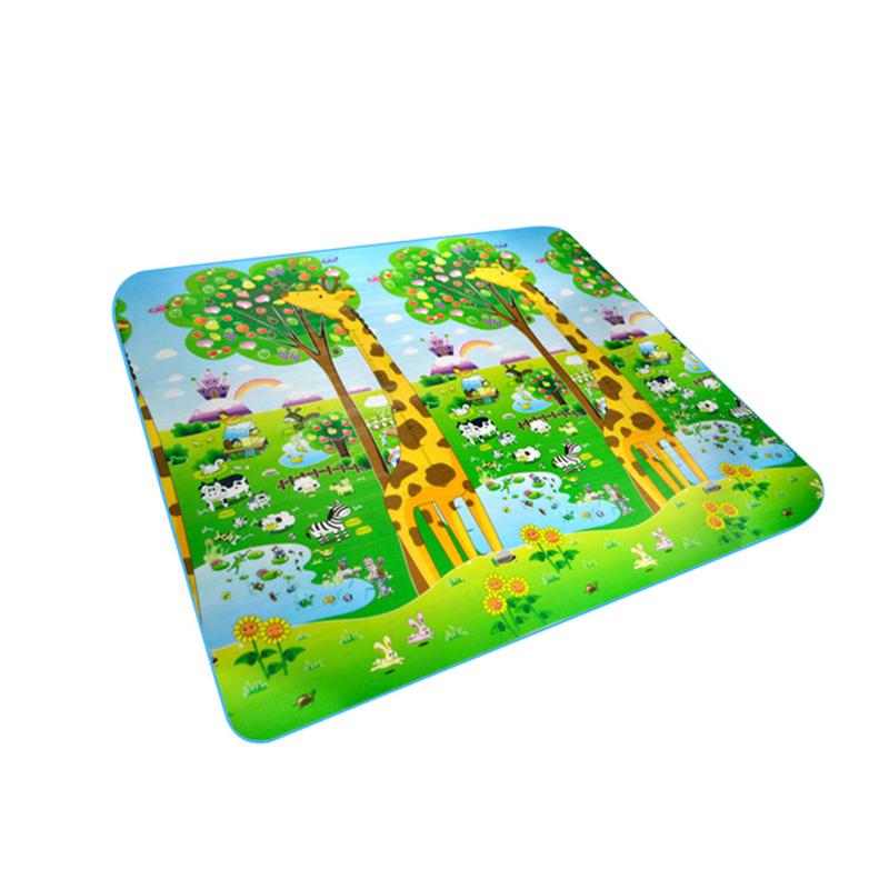 Klimmen Mat dubbelzijdig Giraffe Patroon Baby Kruipen Mat Vloermat Kinderen ultralichte Cartoon Educatief Tapijt Tapijt