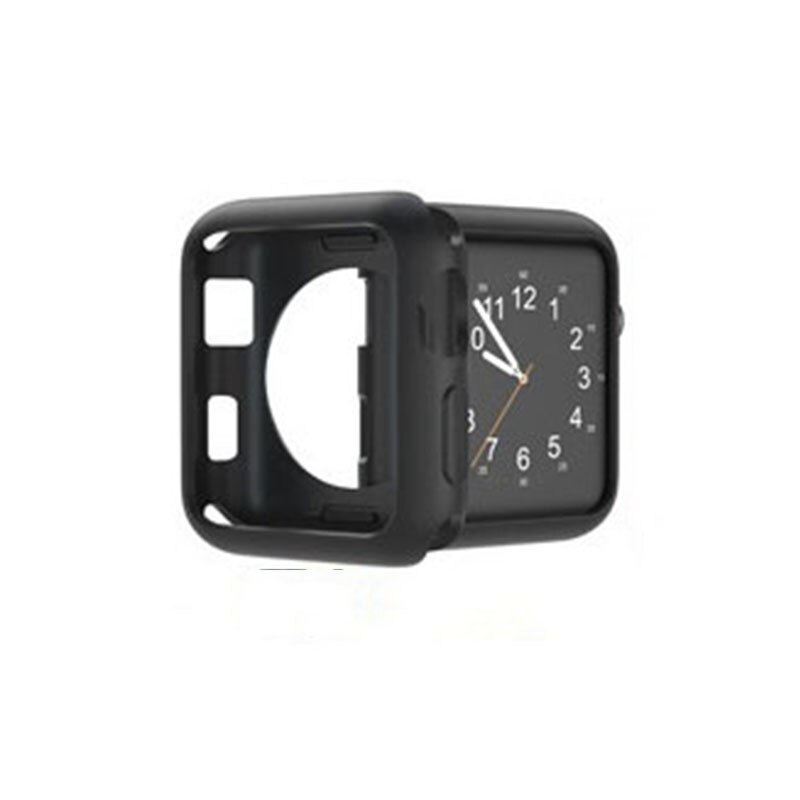 Candy Color Soft Silicone Case for Apple Watch 40MM 38MM Cover Protection Shell Watch Bumper Silicone Case for Apple Watch