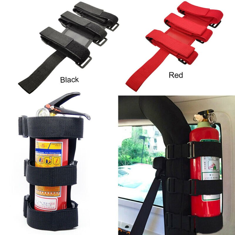 Riem Brandblusser Voor Jeep Wrangler Tj Jk Jl 1997-18 Vaststelling Riem Universele Auto Brand Nuttig