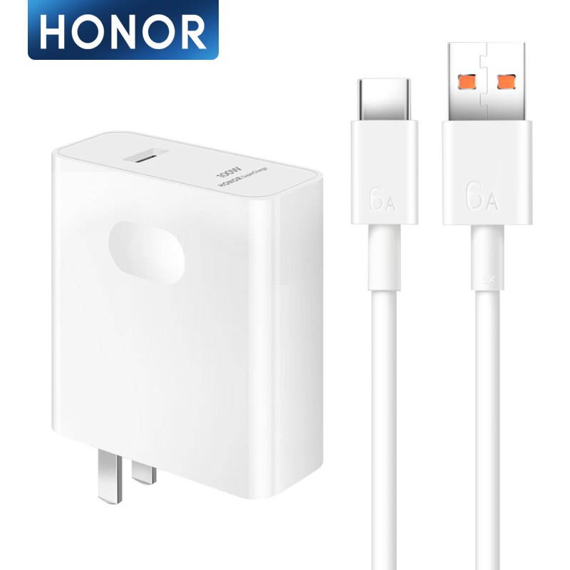 Originele Honor 100W Super Charger Adapter 6A Usb Type C Kabel Voor Honor 50 60 Pro Se Magic 3 huawei Mate 40 30 P50 Nova 8 9 Pro