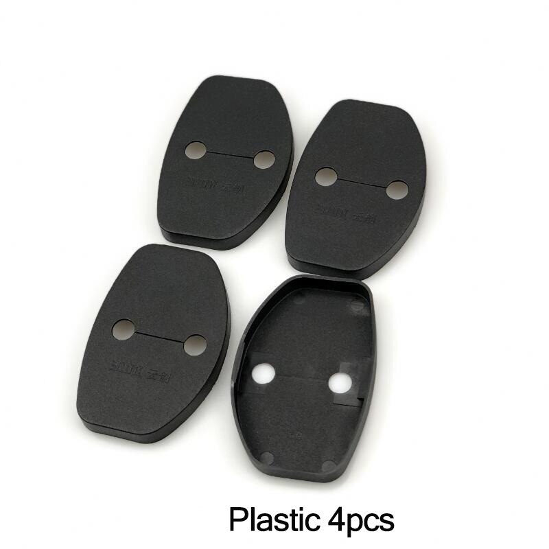 4 pçs/set Tampa de Proteção Fechadura Da Porta de Carro Anti Ferrugem Para Captur Renault Duster Clio Megane Scenic Laguna Latitude Talisman Fluenec: Plastic 4pcs