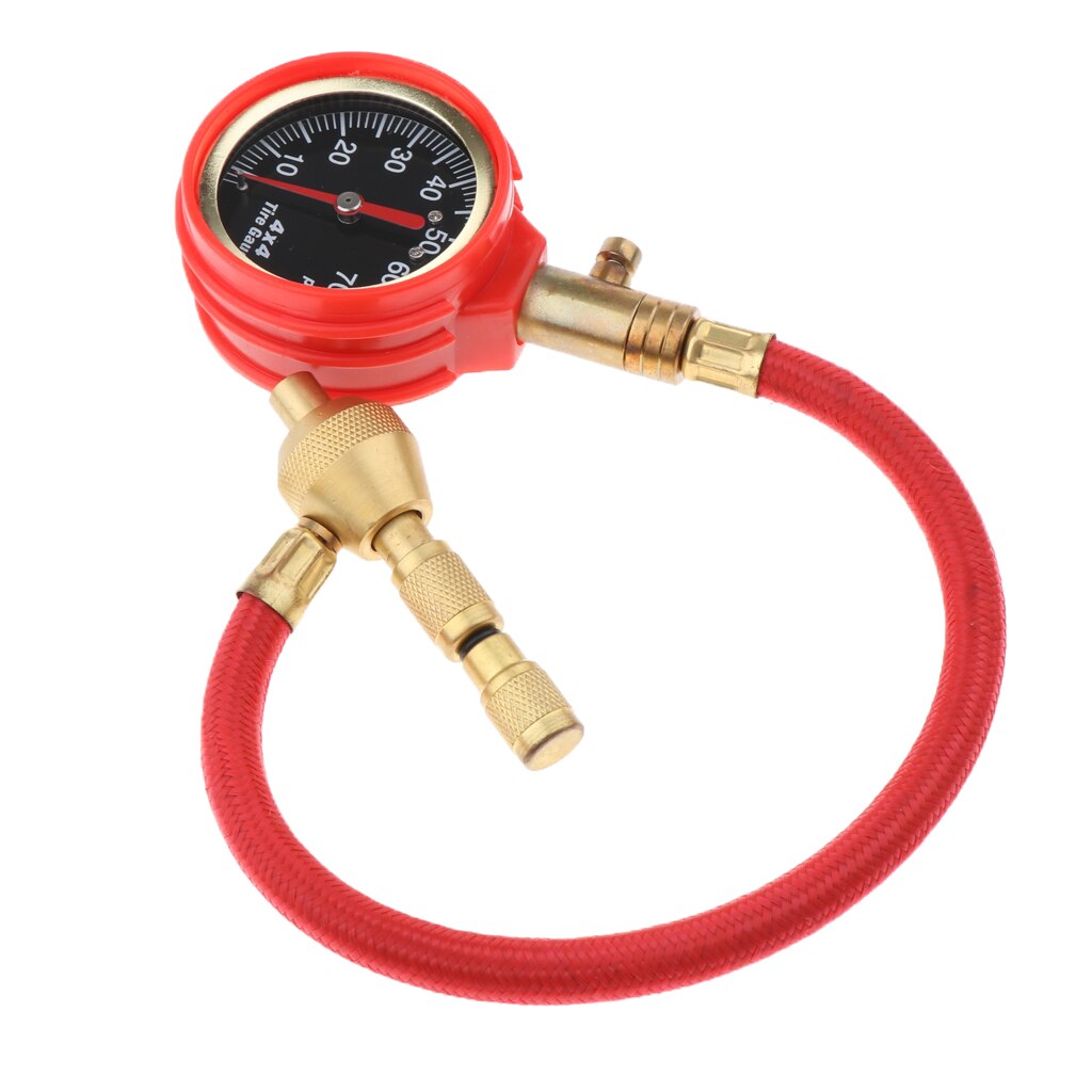 Rapid Pointer Tyre Tire Deflator Quick With Air Pressure Gauge Valve Tool
