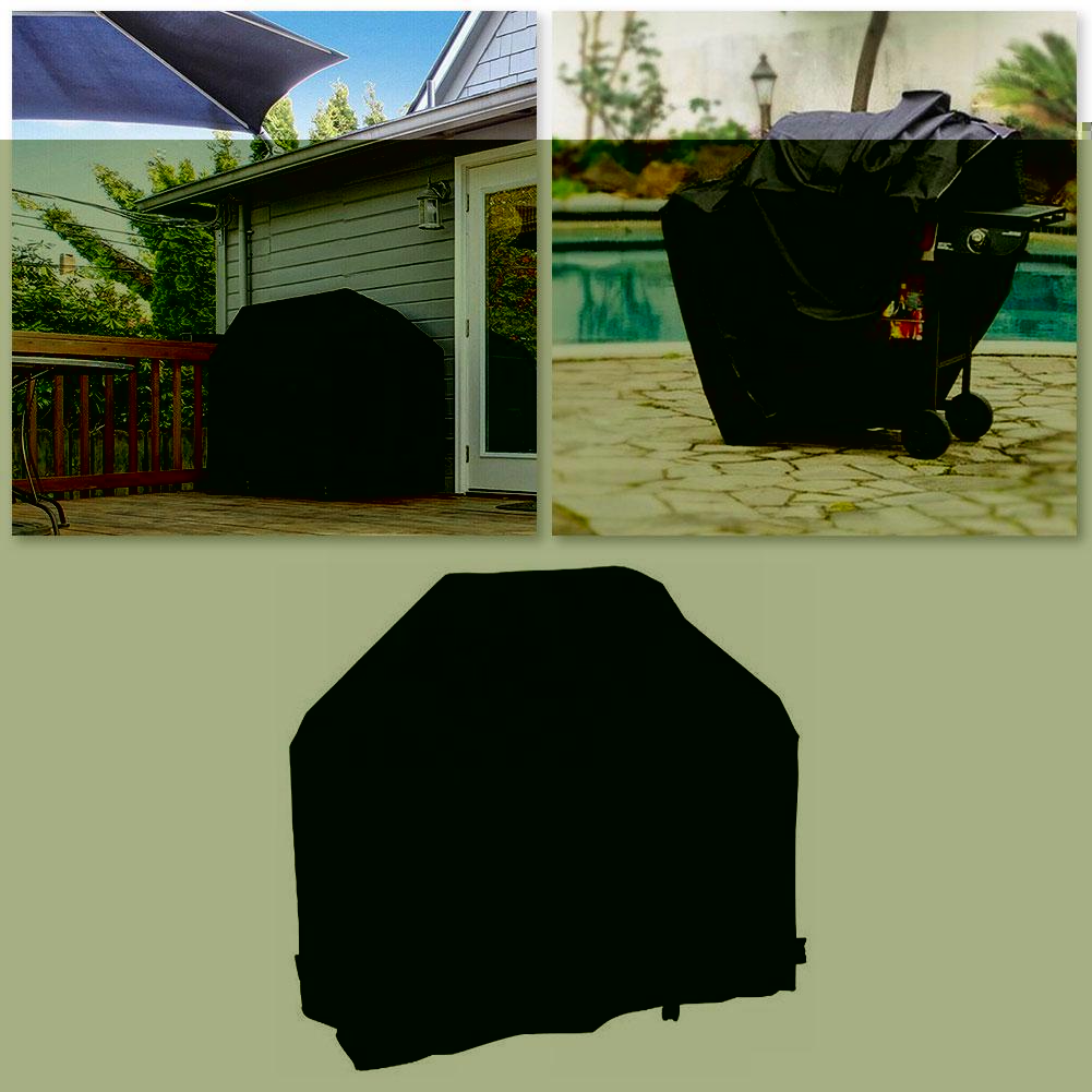 3 Sizes Waterproof BBQ Cover Outdoor Rain Barbecue Grill Protector For Gas Charcoal Electric Barbeque Grill Anti Dust Shield main image 1