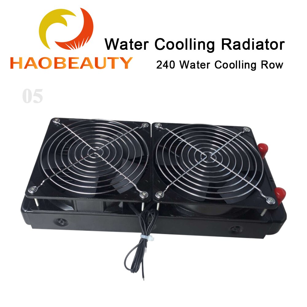 HaoBeauty Water Cooling Radiator Water Cooling Row 240 Water Row Fan 220V With Fan Radiator