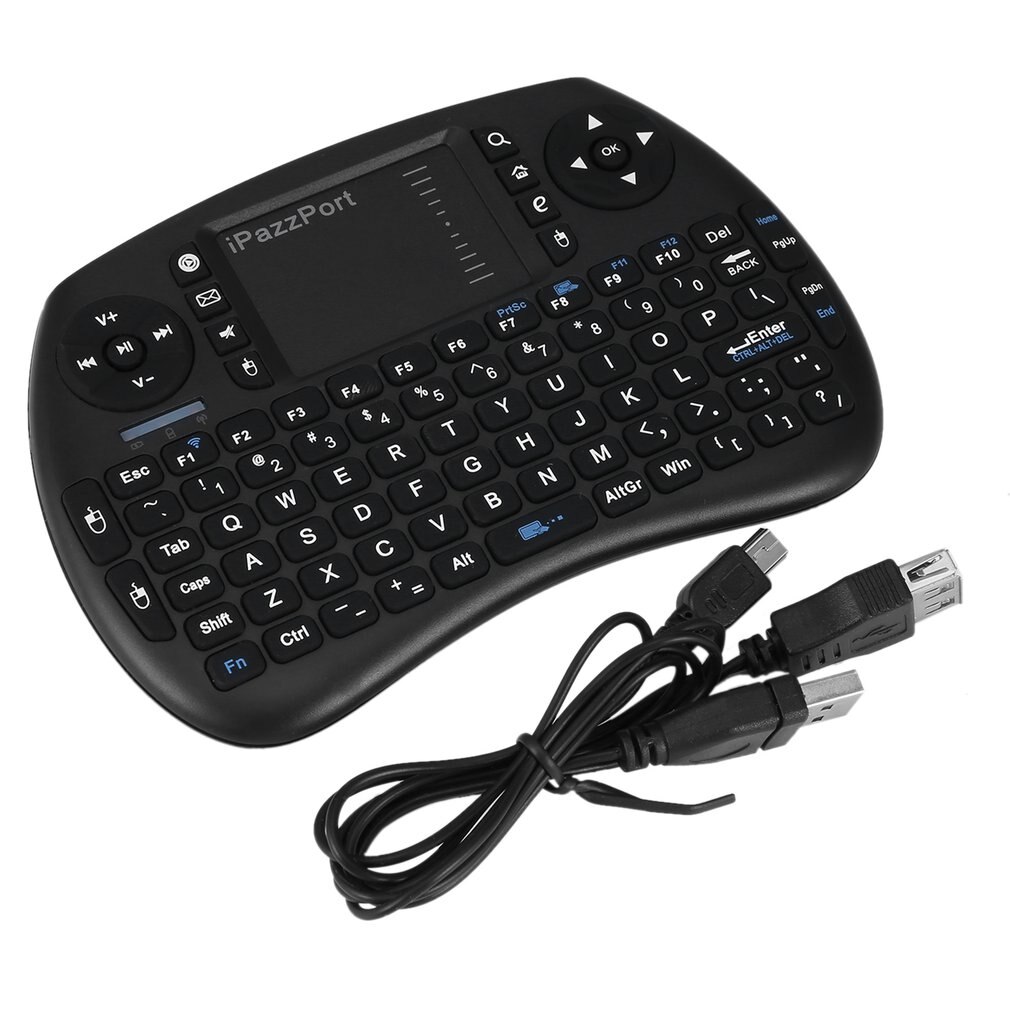 Mini teclado ligero de 2,4 GHz, Control remoto con Touchpad de ratón inteligente para Android, Smart TV KP-810-21S: Default Title