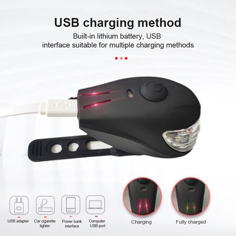 Fietslicht Fiets Smart Ubs Oplaadbare Lichtregeling Koplamp Waterdichte Bike Night Fietsen Koplamp Veiligheidswaarschuwing Lamp