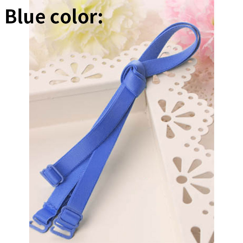 Colored Underwear Adjustable Removable Shoulder Elastic Accessories Bra Straps For Bra 1.0cm Width 10mm Non-Slip