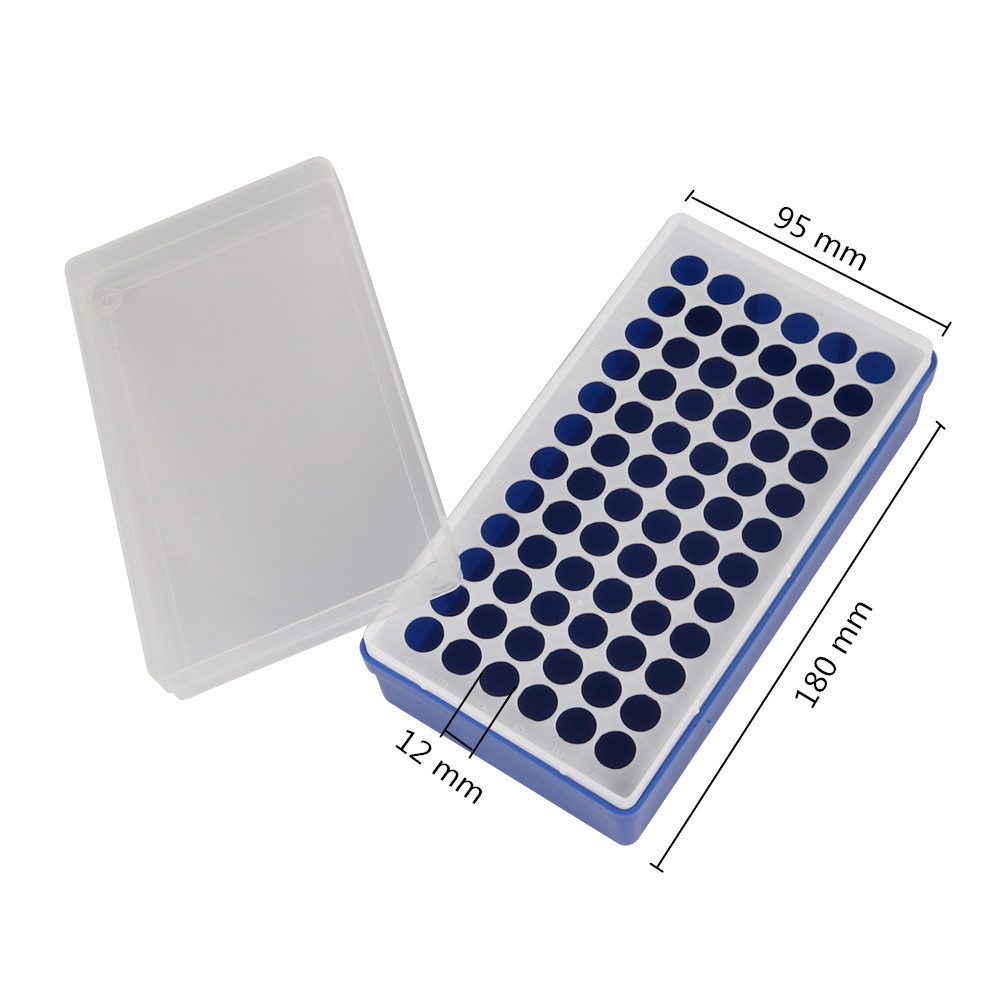 Plastic 72 Holes Test Tube Holder 1.5ML Centrifuge Tube Support Bracket Laboratory Analysis Equipment