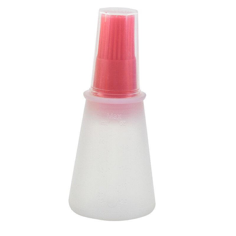 Siliconen Olie Fles Met Borstel Grill Olie Borstels Temperaturen Vloeibare Olie Gebak Barbecue Borstel Keuken Bakken Bbq Tool: Type 1 Red