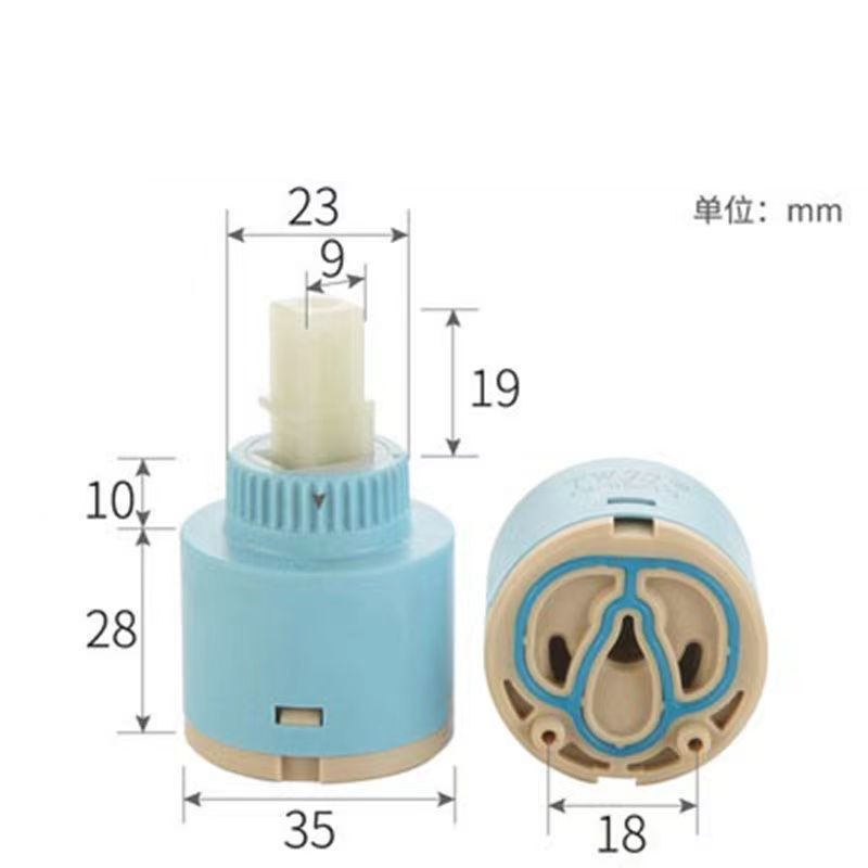 Tap Mixing High Spool Valve 25mm/35mm/40mm Faucet Accessories Ceramic Cartridge Faucet Cartridge Mixer Kitchen Bath Basin Shower