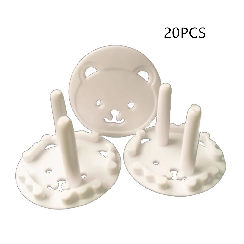 10 pièces/20 pièces prise de courant prise électrique bébé enfants garde de sécurité enfant Protection Anti choc électrique bouchons protecteur couverture: 04(20PCS)