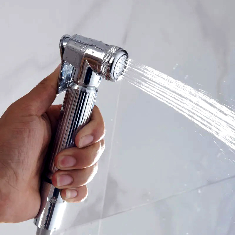 Badeværelse bidet vandhane med spray toilet clearing med håndbruser moppe vandhane tapchrome færdig