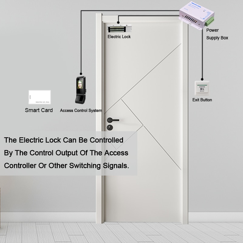 Eseye Access Control Power Supply DC 12V 3A RFID Door Access Control System AC 110-240V Machine