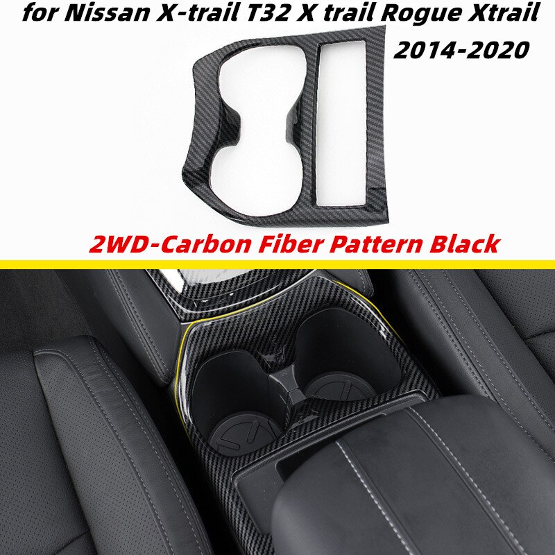 For Nissan X Trail T32 X-trail RHD Car Accessories Gear Panel Water Cup Holder Inner Door Handle Air Outlet Frame