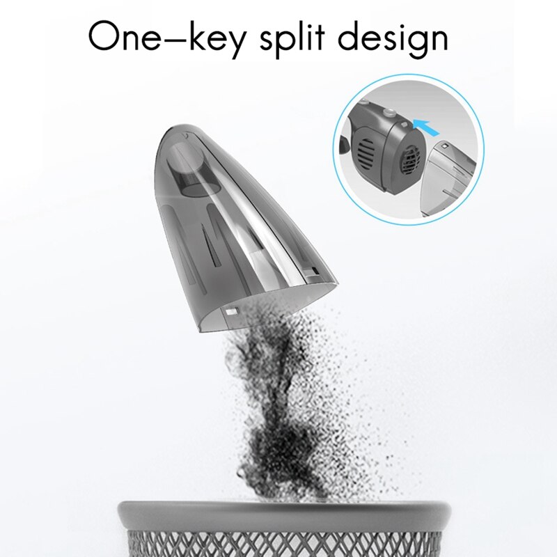 -Auto Stofzuiger Auto Handheld Stofzuiger Voor 7Kpa Krachtige Vacuüm Reinigers Auto Interieur Schoonmaken