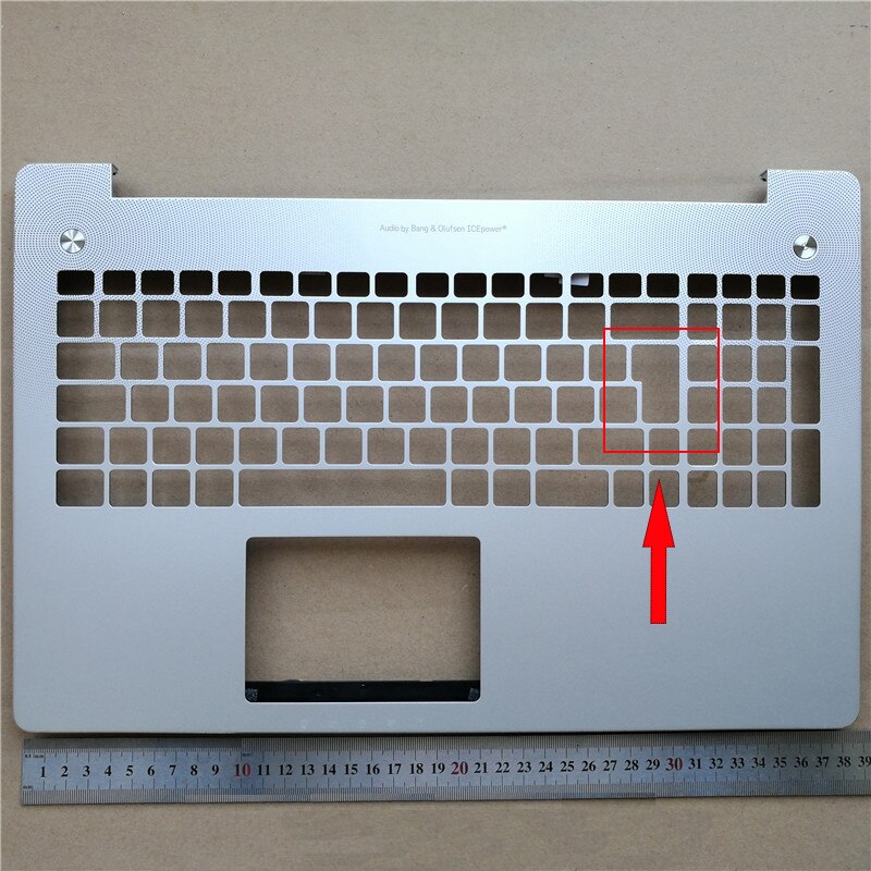 Carcasa superior de ordenador portátil para ASUS N550J N550JV G550 G550J Q550 N550 G57 funda trasera cubierta superior marco de apoyo de Palma teclado Estructura de bisagra: C1