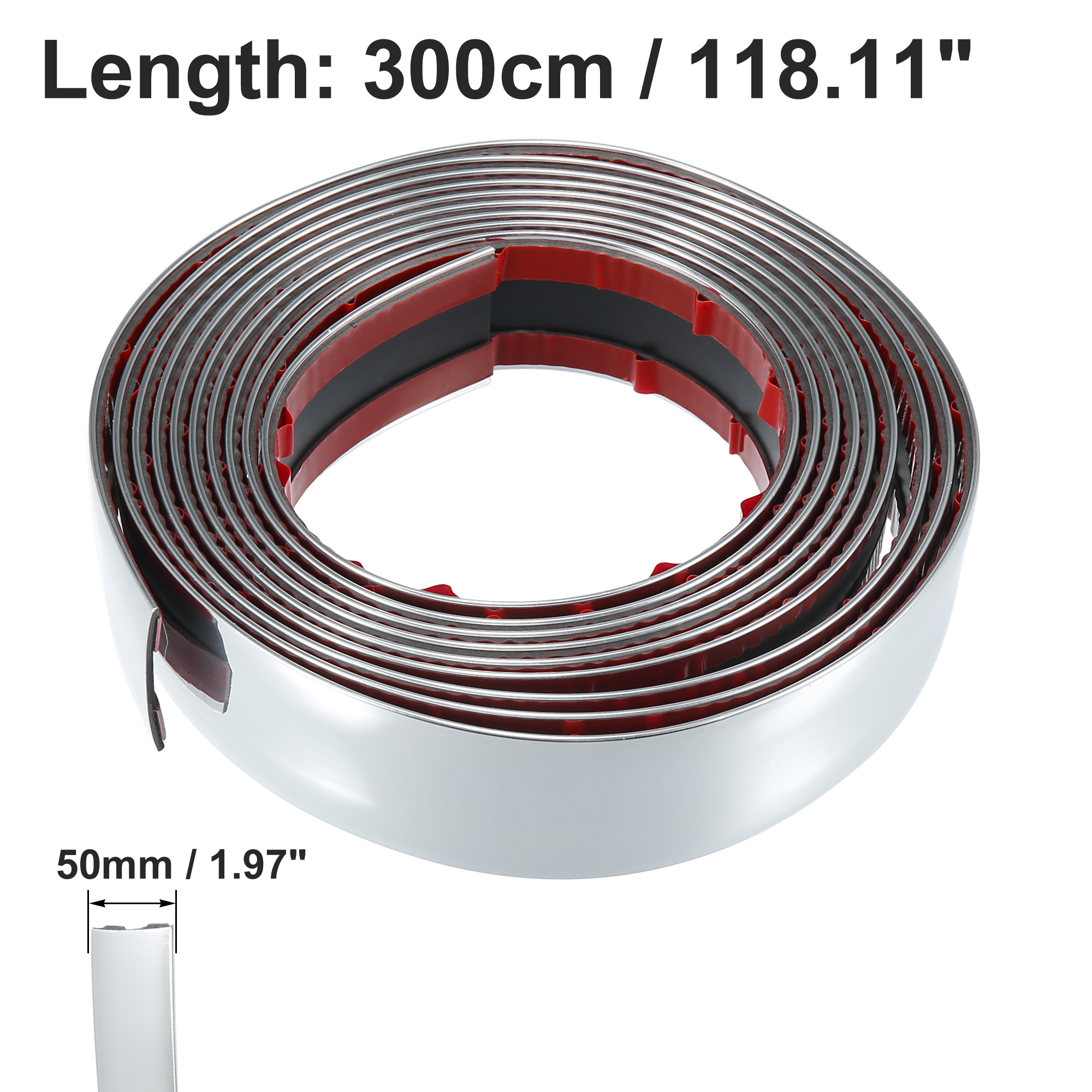 Tira de carrocería cromada para Exterior de coche, 3M/5M, parachoques, moldura protectora para puerta de coche, pegatina embellecedora de estilo, 6MM, 8MM, 10MM, 12MM, 15MM, 20MM, 30MM