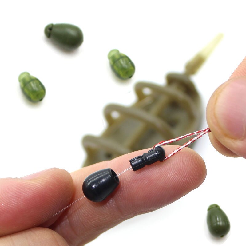 20 Stuks Karpervissen Quick Change Kralen Voor Karpervissen Rigs Methode Feeder Karper Accessoires Vissen Haak Kralen Karper Apparatuur