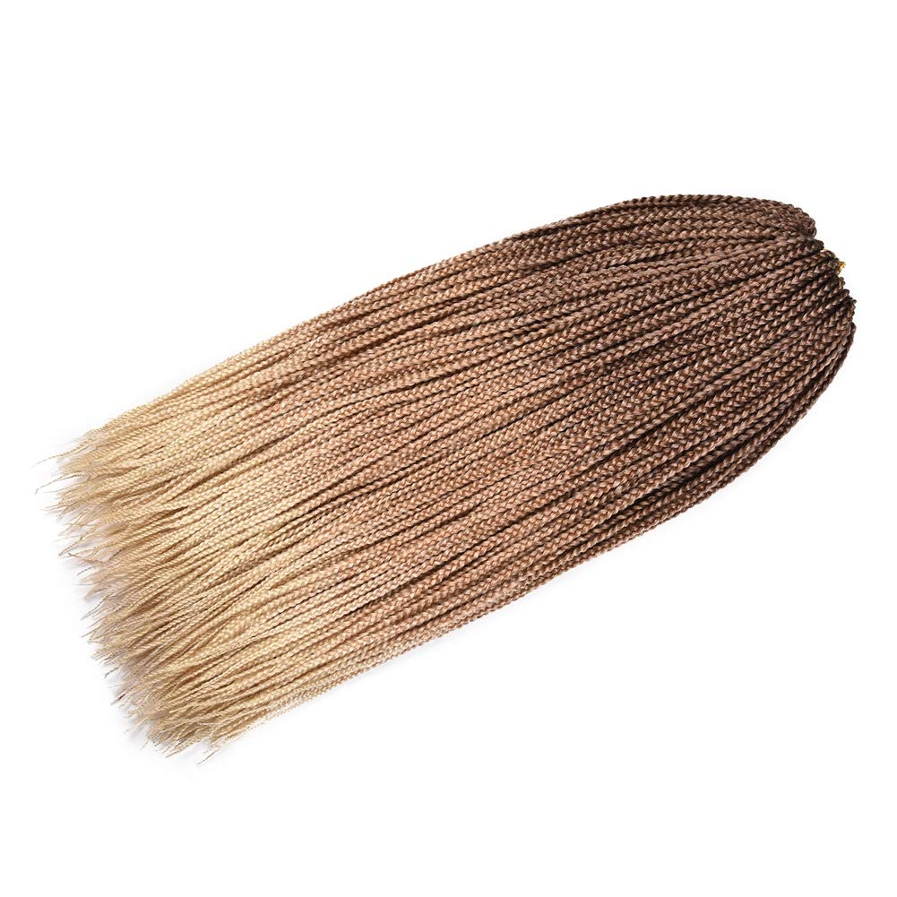 Tresses synthétiques au Crochet ombré 22 brins, tresses longues arc-en-ciel pour tresses africaines