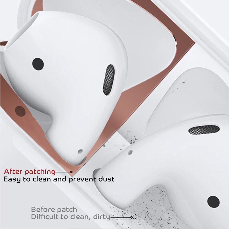 For airpods pro dammsäkert invändigt skydd för airpods 2 dammskydd