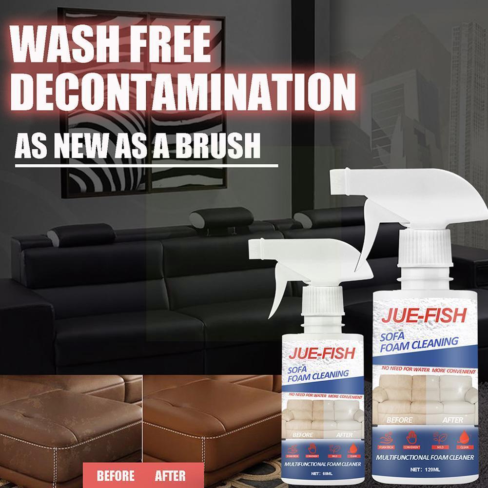 60ml/120ml Multi-purpose Foam Cleaner Bubble Cleaner Home Home Remover Cleaning Stains Cleaner Dust Sofa Leather D5r5