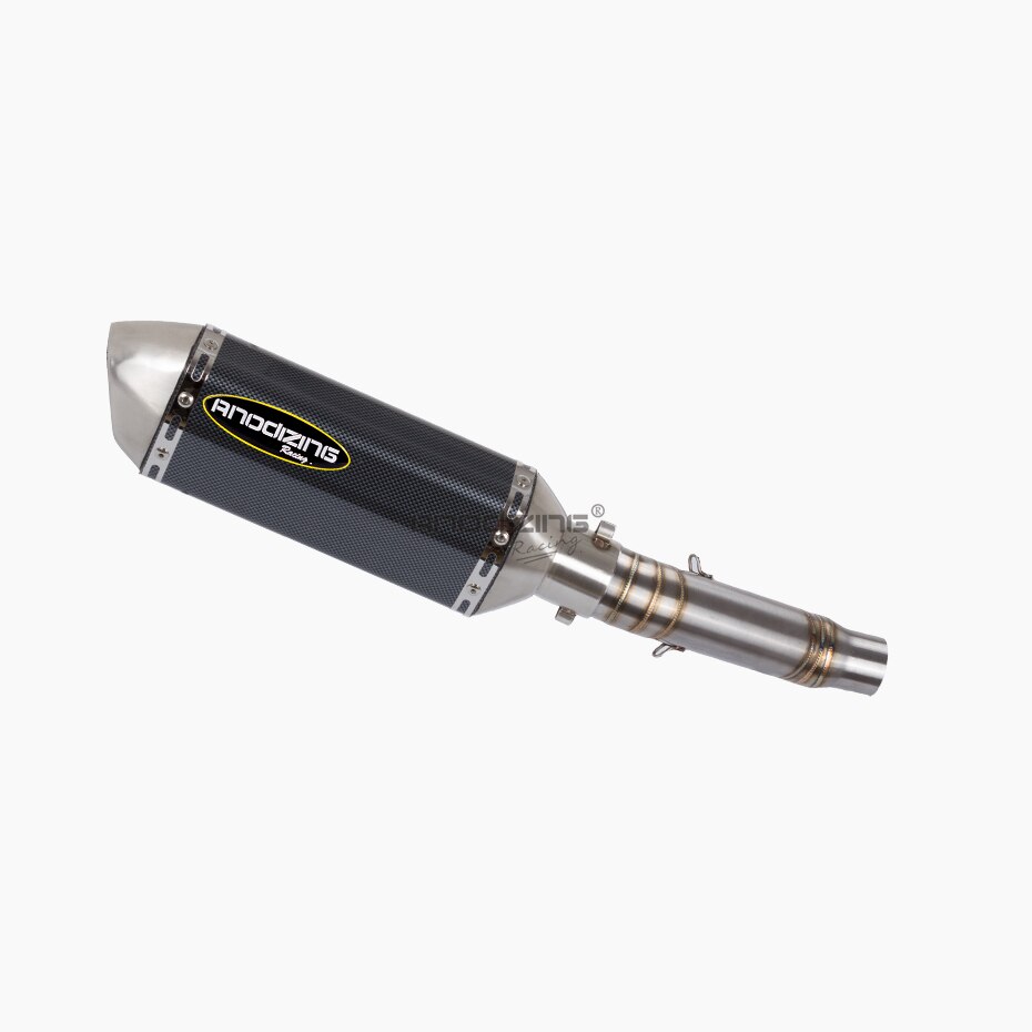 Motorfiets Uitlaatsysteem Slip Op Midden Pijp Link Uitlaat Voor Honda CB300F CBR300R CBR300 Slip-On met Uitlaat: C