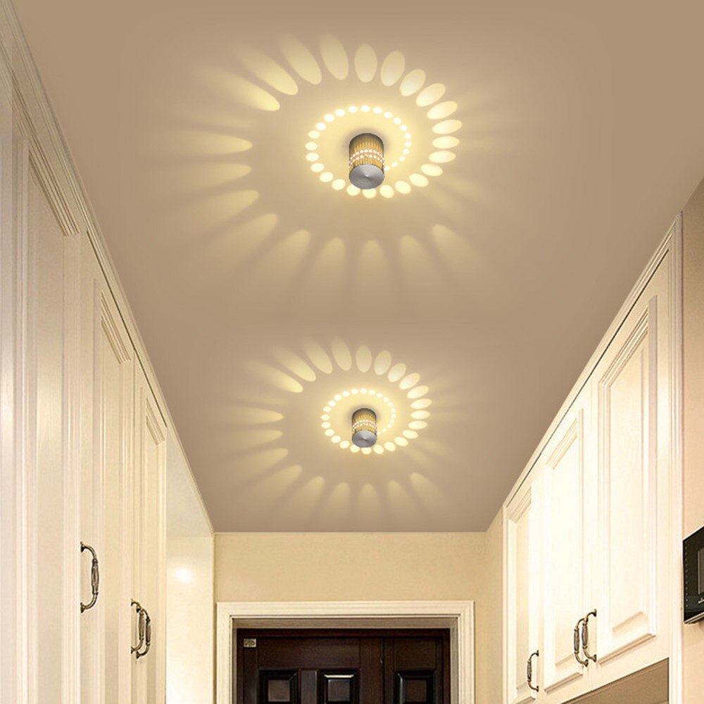 Färgglad spiral led downlight utanpåliggande led lampa spot light modern inomhus led spot belysning för hem ktv