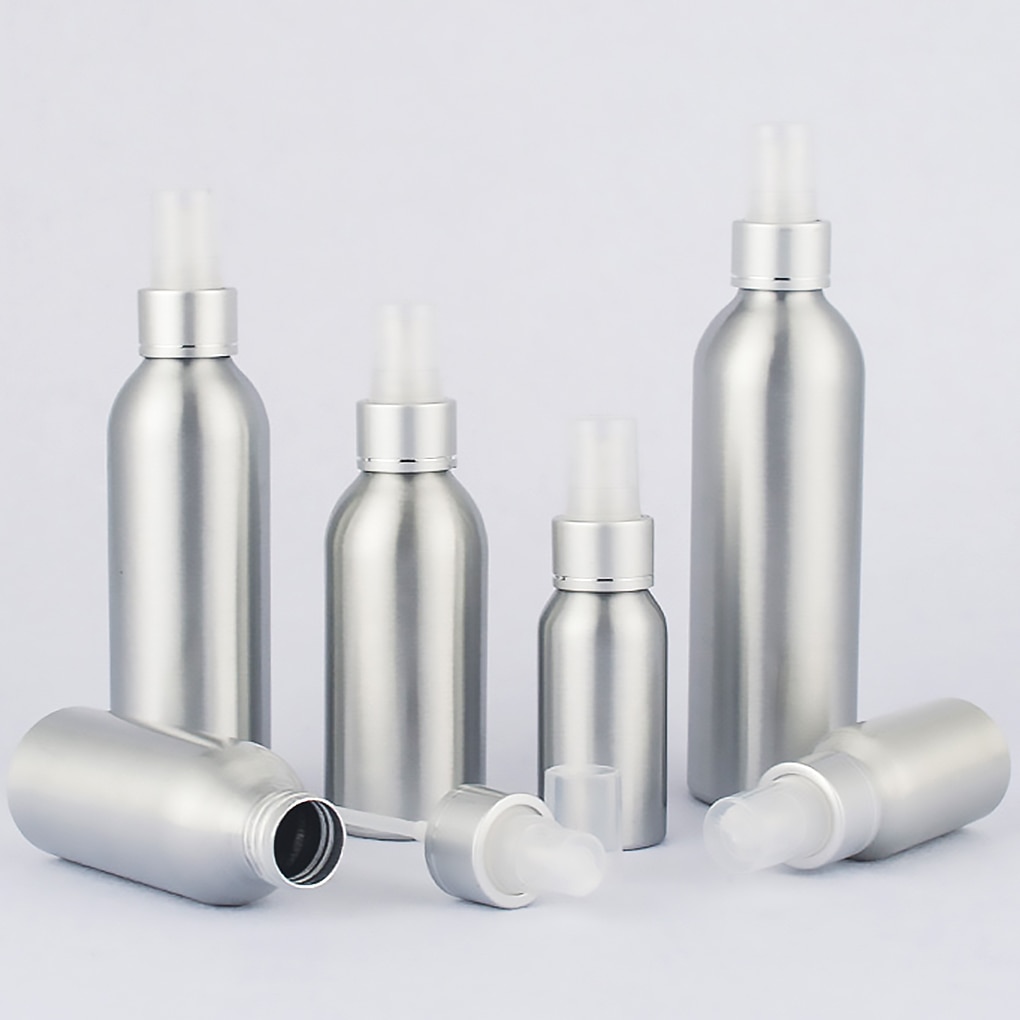 Lege aluminium spuitflessen 40ml/50ml/100ml/150ml/250ml plastic mini navulbare containers lege cosmetische containers